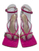Bottega Veneta Shoe Size 38.5 Hot pink Leather Square Toe Strappy Sandals Hot pink / 38.5