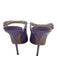 Jimmy Choo Shoe Size 38.5 Purple Patent Leather Embellished Strap Mule Pumps Purple / 38.5