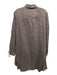 Finley Size L Gray Linen Long Sleeve Button Up & Collar Layered Dress Gray / L