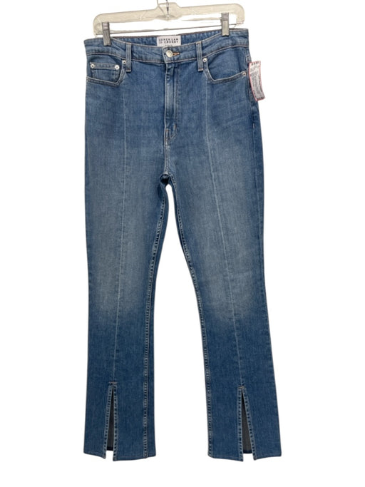 Derek Lam 10 Crosby Size 30 Mid Light Wash Cotton Denim High Rise Straight Jeans Mid Light Wash / 30