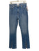 Derek Lam 10 Crosby Size 30 Mid Light Wash Cotton Denim High Rise Straight Jeans Mid Light Wash / 30