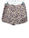 Sezane Size 42 Cream, Purple & Multi Cotton Button Peplum Floral Short Set Cream, Purple & Multi / 42