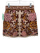 Cara Cara Size L Brown & Multi Wool Blend Elastic Waist Floral Skirt Brown & Multi / L