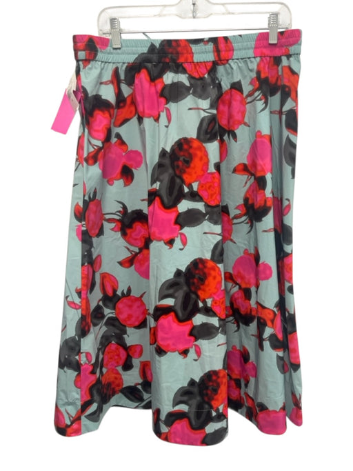 Essentiel Antwerp Size 44 Blue, Purple, Multi Polyester Blend Maxi Floral Skirt Blue, Purple, Multi / 44