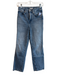 Good American Size 0/25 Light Wash Cotton Blend Zip Fly Straight 5 Pocket Jeans Light Wash / 0/25