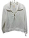 Lilly Pulitzer Size M White Polyester & Rayon Long Sleeve 1/2 Zip Collar Jacket White / M