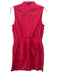 KUT Size M Salmon Pink Modal & Cotton Cap Sleeve Button Up Pockets Dress Salmon Pink / M