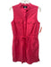 KUT Size M Salmon Pink Modal & Cotton Cap Sleeve Button Up Pockets Dress Salmon Pink / M