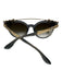 Jimmy Choo Grey & Gold Acetate Gold hardware Rhinestone Gradient Sunglasses Grey & Gold