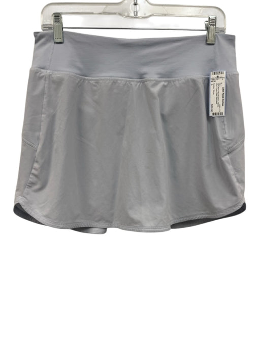 Outdoor Voices Size L Light Blue Polyester Blend Athletic Skort Skirt Light Blue / L