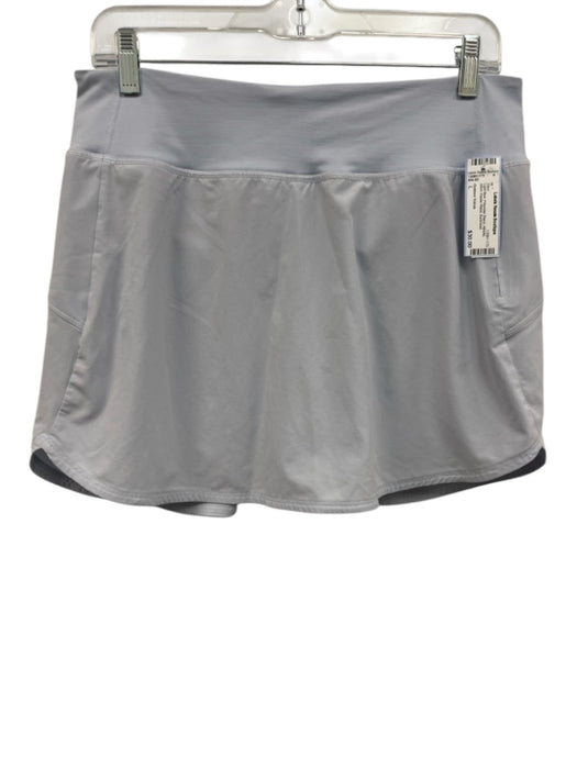 Outdoor Voices Size L Light Blue Polyester Blend Athletic Skort Skirt Light Blue / L