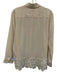 Equipment Femme Size M White Silk Long Sleeve Button Up Floral Lace Top White / M