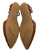 Seychelles Shoe Size 7.5 Brown Suede Pointed Toe Ankle Strap Flat Sandals Brown / 7.5