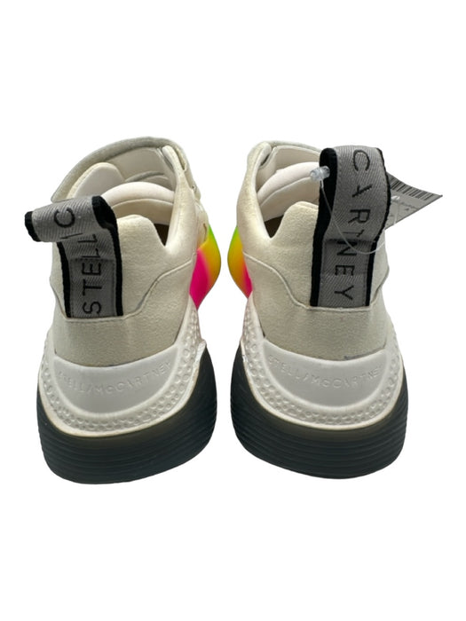 Stella McCartney Shoe Size 38 White & Multi Synthetic Velcro Sneakers White & Multi / 38