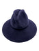 Lola Hats Navy Blue Wool Blend Hat Navy Blue / One Size