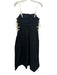 No Brand Size M Black & White Cotton Spaghetti Strap Contrast Trim Ribbon Dress Black & White / M