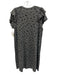 Claire V Size M Gray & Black Cotton Animal Print Short Set Dress Gray & Black / M