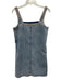 Rag & Bone Size S/P Light Wash Denim Cotton Side Zip Jeweled Sleeveless Dress Light Wash Denim / S/P