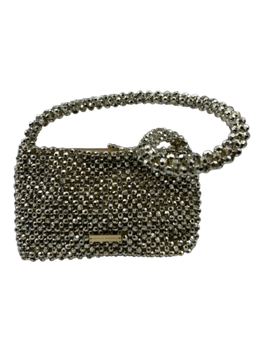 Loeffler Randall Champagne Gold Beaded Jeweled Shoulder Bag Bag Champagne Gold / S