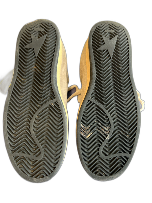 Golden Goose Shoe Size 36 Taupe Leather Lace Up Mule Tan Soles Sneakers Taupe / 36
