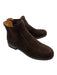 Salvatore Ferragamo Shoe Size 7 Brown Suede Ankle Round Toe Chelsea Booties Brown / 7