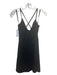 BCBG Maxazria Size Small Black Spaghetti Strap Criss Cross Back Mini Dress Black / Small