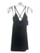 BCBG Maxazria Size Small Black Spaghetti Strap Criss Cross Back Mini Dress Black / Small