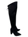 Marc Fisher Shoe Size 7 Black Suede Over the Knee Pointed Toe Heel Boots Black / 7