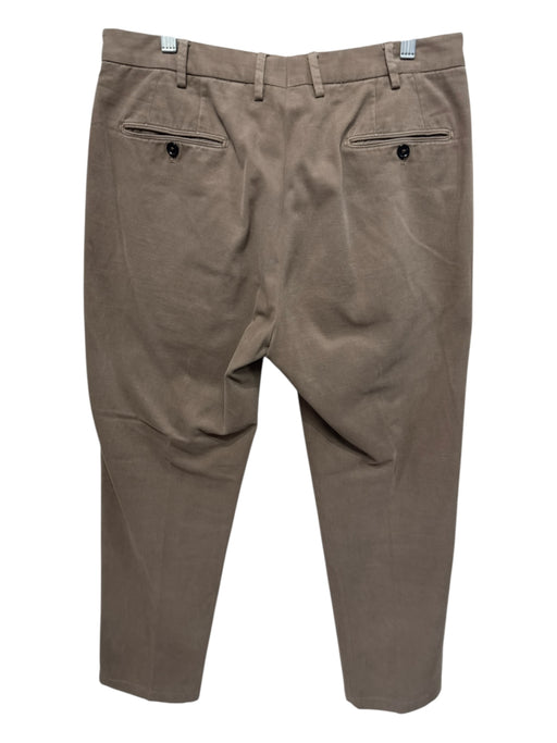 Sid Mashburn Size 35 Brown Cotton Blend Zip Fly Men's Pants Brown / 35