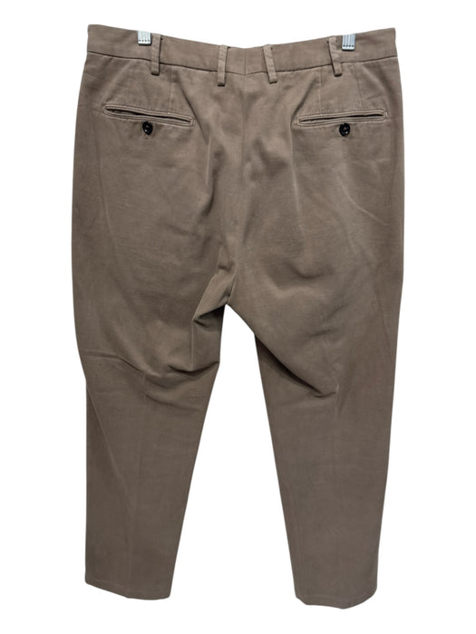 Sid Mashburn Size 35 Brown Cotton Blend Zip Fly Men's Pants Brown / 35