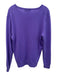 Polo Size M Purple Cashmere Solid V Neck Men's Sweater Purple / M