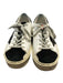 Golden Goose Shoe Size est 6 White & Black Leather Low Top lace up Shoes White & Black / est 6