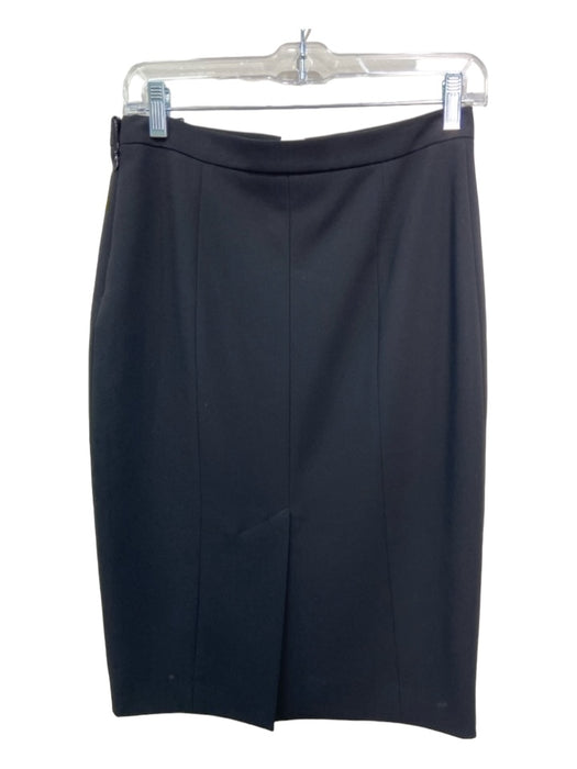 Moschino Cheap & Chic Size 8 Black Triacetate Blend Pencil Darted Skirt Black / 8