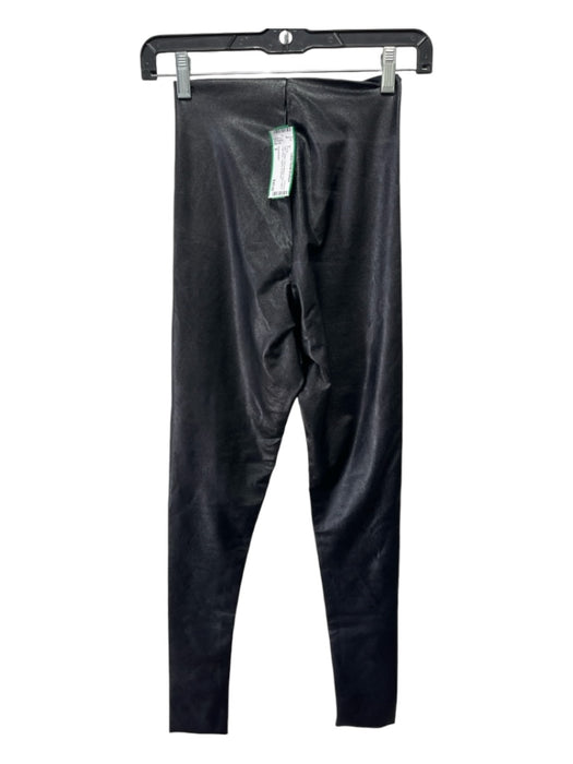 Commando Size S Black Polyurethane Faux Leather High Rise Legging Pants Black / S