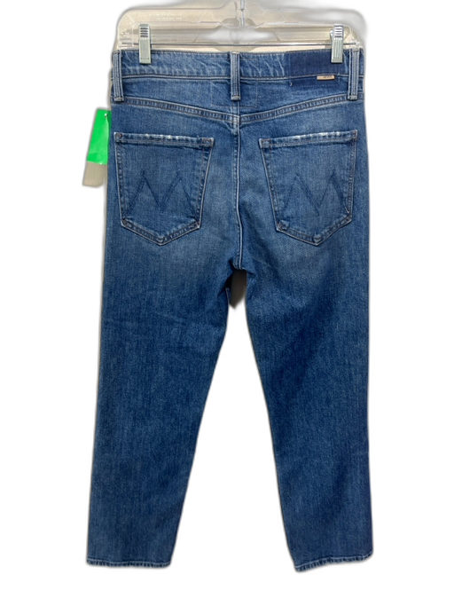 Mother Superior Size 27 Medium Wash Cotton Denim Button Fly Mid Rise Jeans Medium Wash / 27