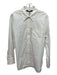 Zara Size Medium White Cotton Long Sleeve Button Front Collar Patch Pocket Top White / Medium