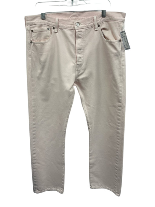 Levis Size 36 Pink Cotton Solid Jean Khakis Men's Pants Pink / 36