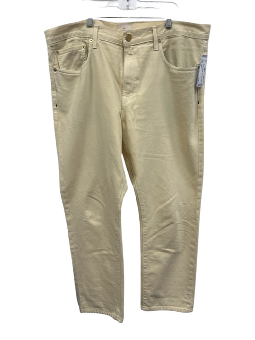 Sid Mashburn Size 38 Yellow Cotton Solid Khaki Jean Men's Pants Yellow / 38