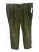 Sid Mashburn Size 38 Green Cotton Cordouroy Khaki Cuff Men's Pants Green / 38