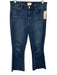 L'agence Size 27 Medium Wash Cotton Denim High Rise Whiskering Raw Hem Jeans Medium Wash / 27