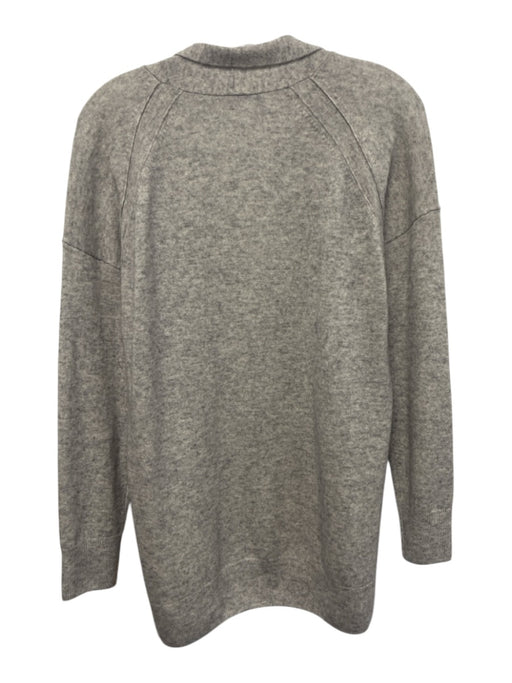 Vince Size XS Gray Wool Blend Long Sleeve Heathered Knit Open Front Cardigan Gray / XS