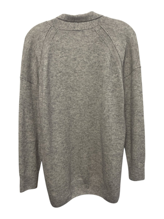 Vince Size XS Gray Wool Blend Long Sleeve Heathered Knit Open Front Cardigan Gray / XS