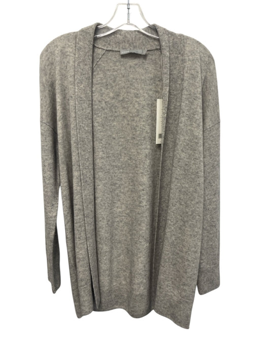 Vince Size XS Gray Wool Blend Long Sleeve Heathered Knit Open Front Cardigan Gray / XS