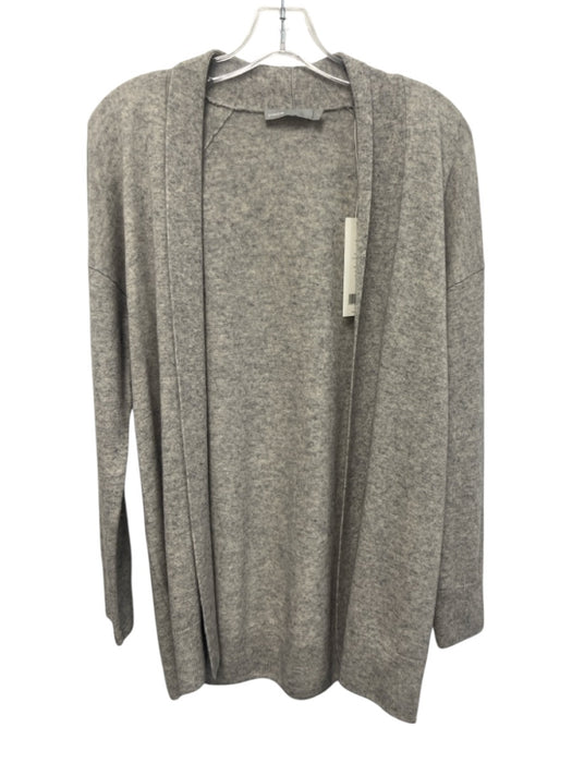 Vince Size XS Gray Wool Blend Long Sleeve Heathered Knit Open Front Cardigan Gray / XS