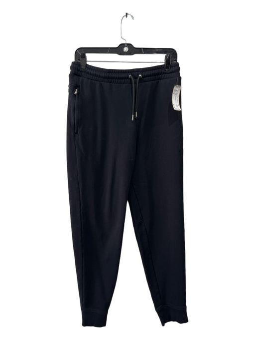 Paco Rabanne Size XL Black Cotton Elastic Waist Sweatpants Jogger Pants Black / XL
