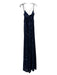 B. Darlin Size 12 Navy Polyester Blend All Over Sequins Spaghetti Strap Gown Navy / 12
