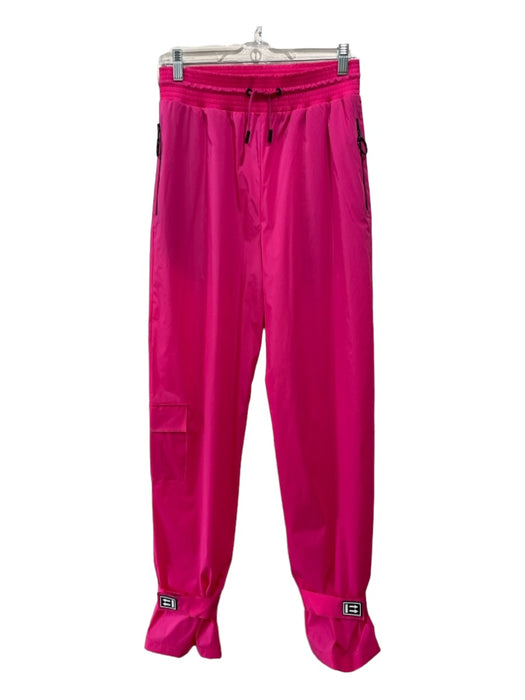 Off White Size 40 Hot pink Polyamide Blend Elastic Waist Cuff Ankle Pants Hot pink / 40