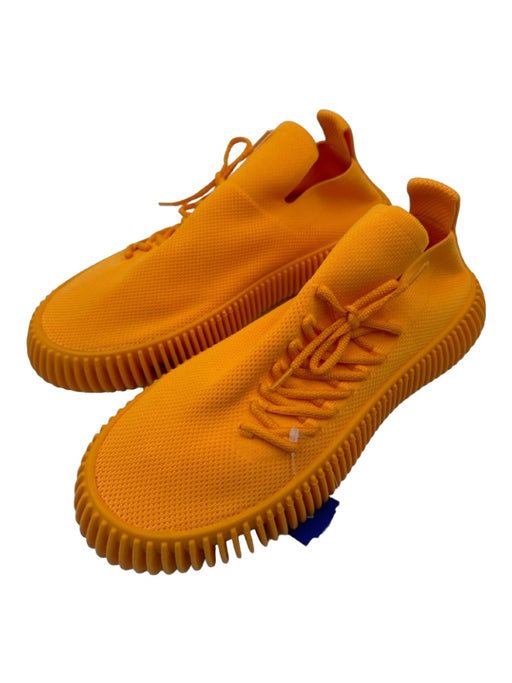 Bottega Veneta Shoe Size 40 New Orange Synthetic Laces Men's Shoes 40