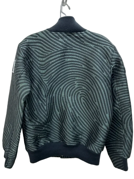 Opening Ceremony Size M Dark Green & Black Polyester Jacquard Stripes Jacket Dark Green & Black / M
