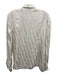 Missoni Size 44 / M Cream jaquard all over logo Long Sleeve Button Down Top Cream / 44 / M
